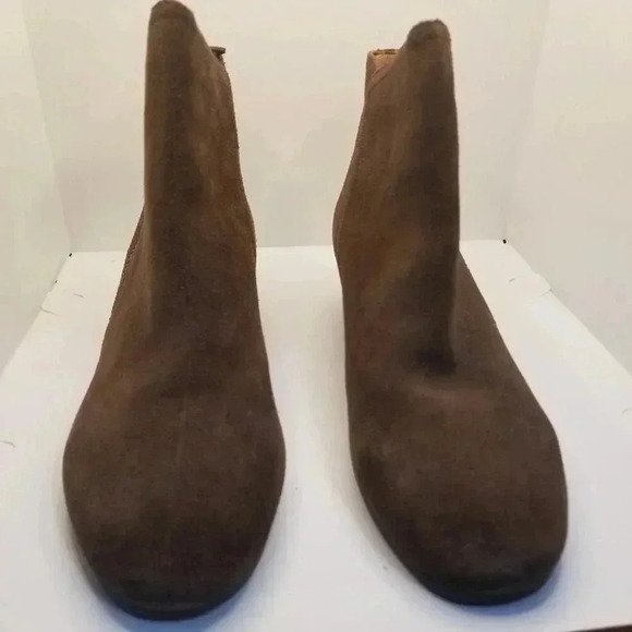 Franco Sarto Brown Ankle Booties Sz 7.5M - Picture 4 of 14